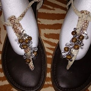 Cute Sperry Top Siders Beaded Sz 10